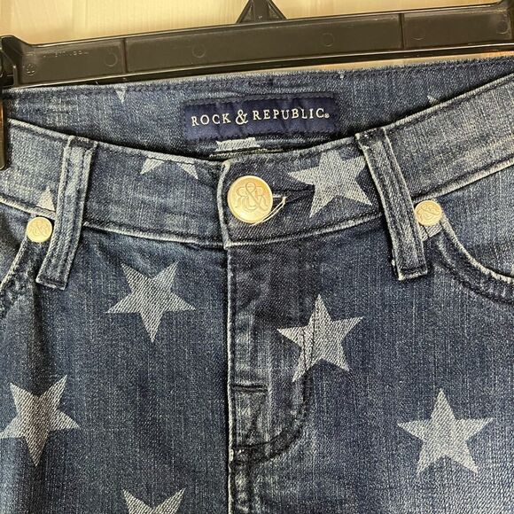Rock & Republic Womens Star Jeans Size 4 - Picture 2 of 4